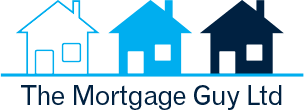 The Mortgage Guy - 3 house logo